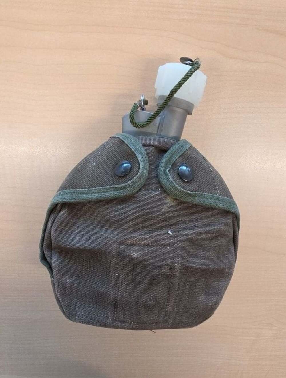 USGI US Army Arctic WYOTT Canteen with Olive Canvas Case
